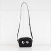 Anya Hindmarch Black Eyes Woven Crossbody Bag