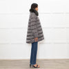 Herno Grey Detachable Collar Down Padded Coat