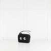 Anya Hindmarch Black Eyes Woven Crossbody Bag