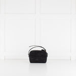Anya Hindmarch Black Eyes Woven Crossbody Bag