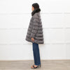 Herno Grey Detachable Collar Down Padded Coat