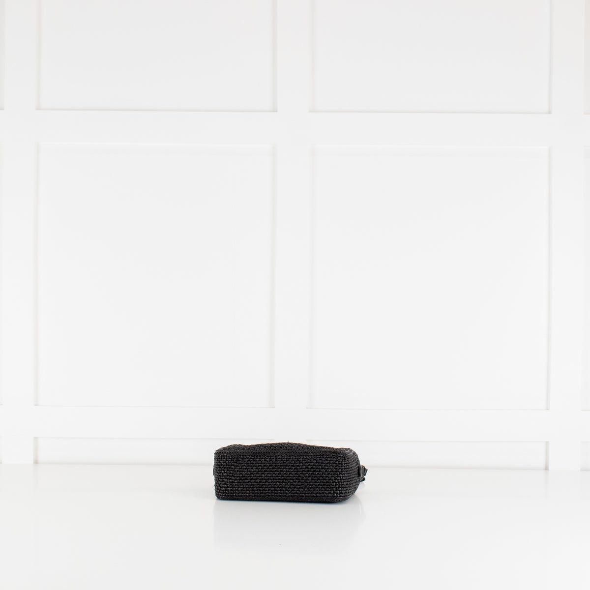 Anya Hindmarch Black Eyes Woven Crossbody Bag