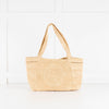 Stella McCartney Embroidered Raffia Tote