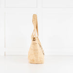 Stella McCartney Embroidered Raffia Tote