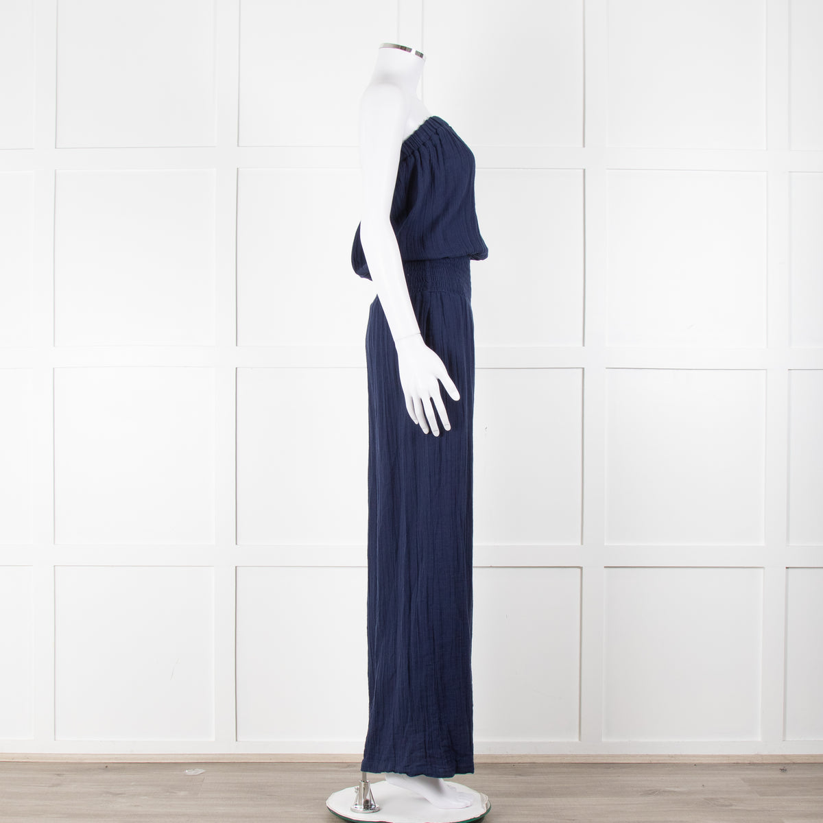Melissa Odabash Navy Cotton Sleeveless Jumpsuit