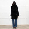 Unbranded Black Fur Knit Reversible  Coat