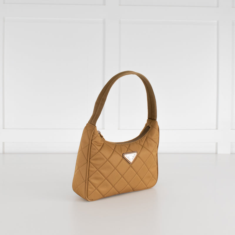 Prada Tabacco Re-Edition 2000 Quilted Handbag