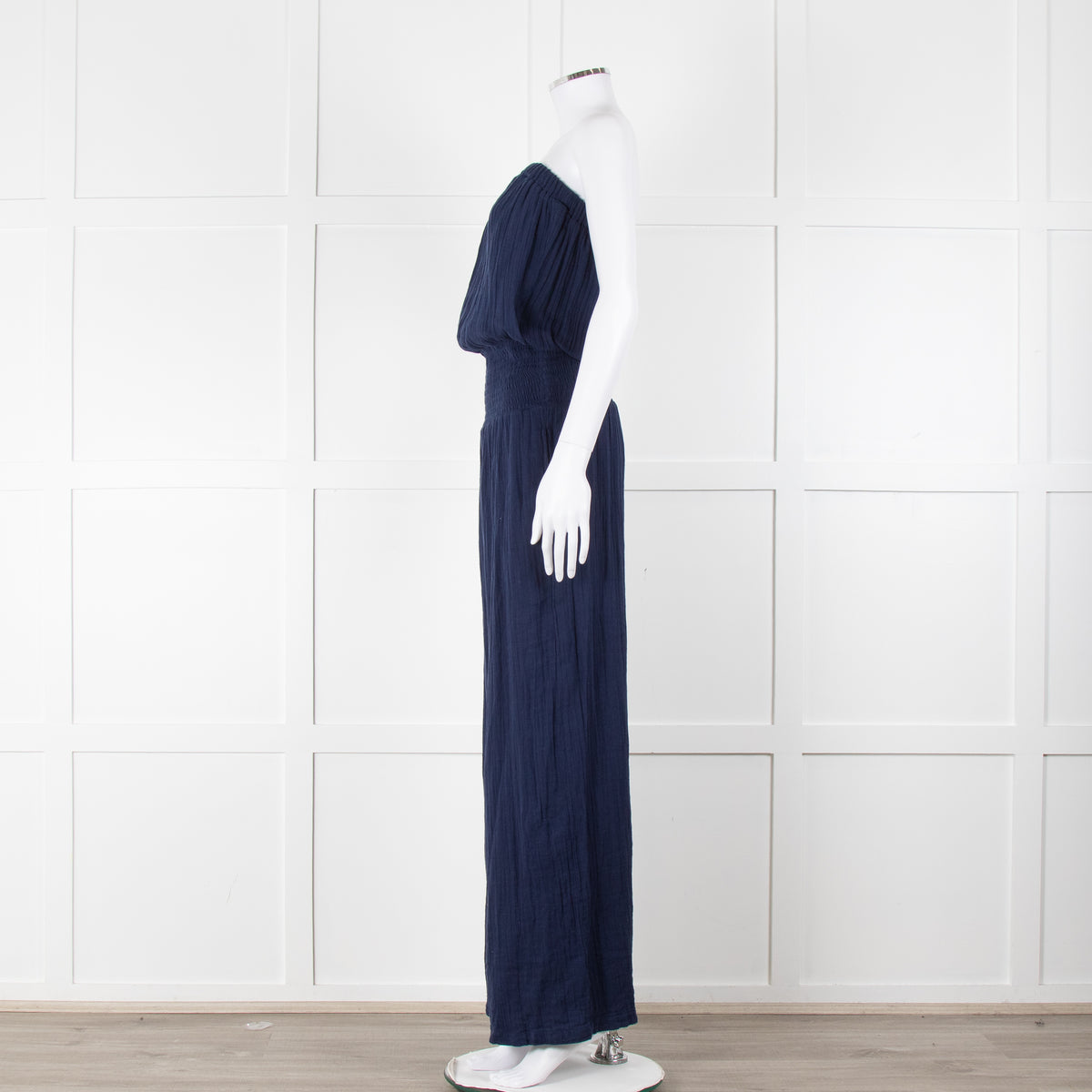 Melissa Odabash Navy Cotton Sleeveless Jumpsuit