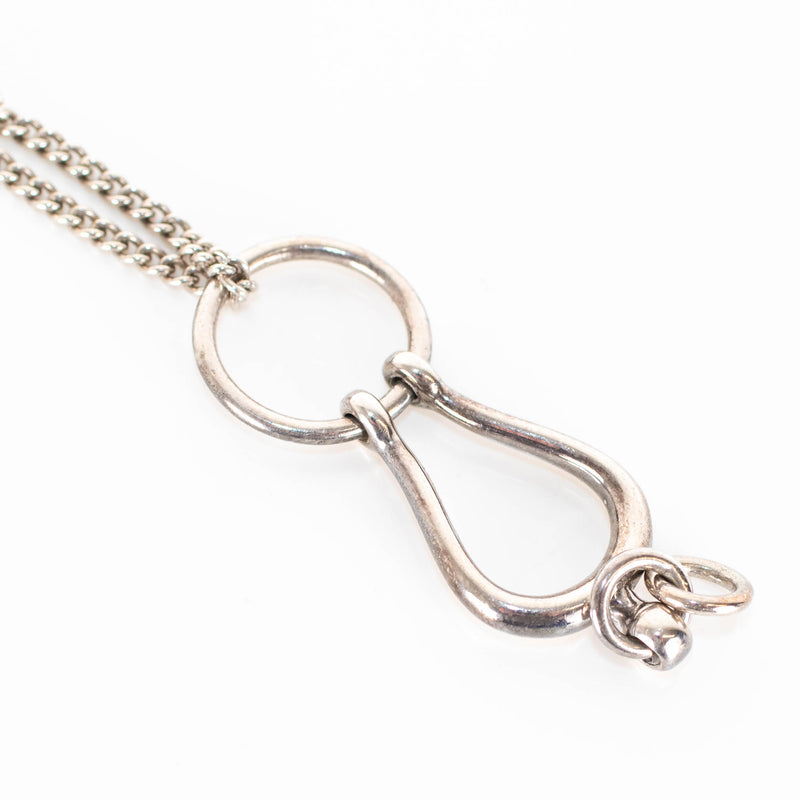 Hermes Silver Necklace