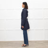 Barbour Navy Quilted Belted Jacket