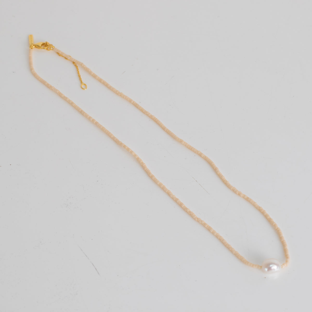Kirstin Ash Beaded Sun and Moon Single Pearl Choker