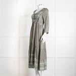 Odd Molly Green Paisley Print V Neck Maxi Dress