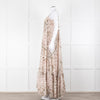 Rotate Animal Print Flounce Spaghetti Strap Maxi Dress