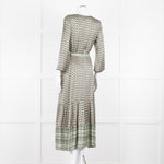 Odd Molly Green Paisley Print V Neck Maxi Dress