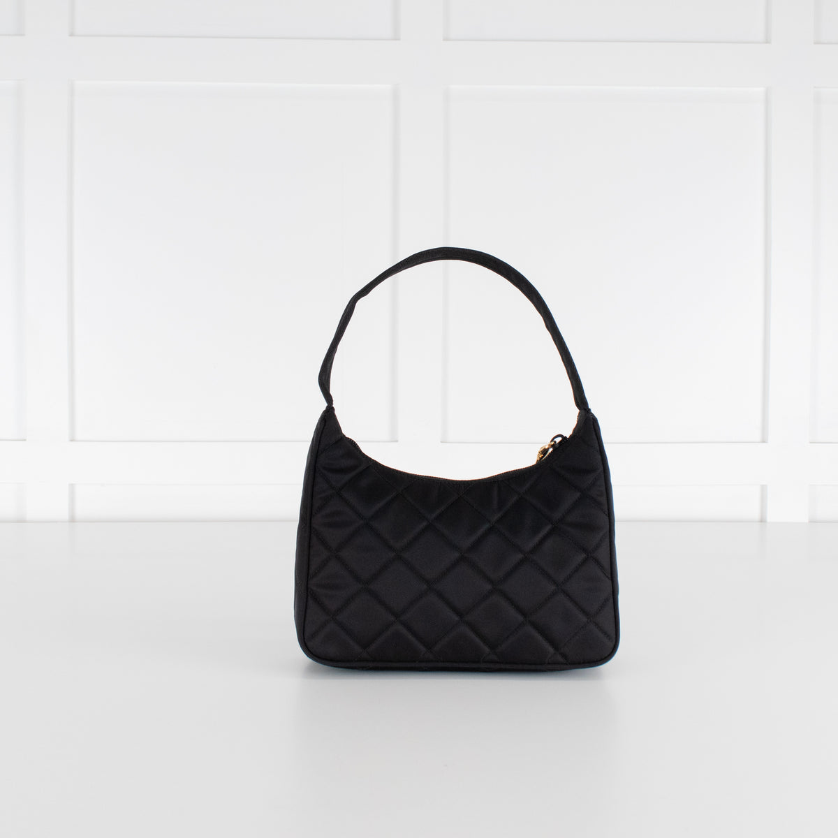 Prada Black Re-Edition 2000 Quilted Handbag