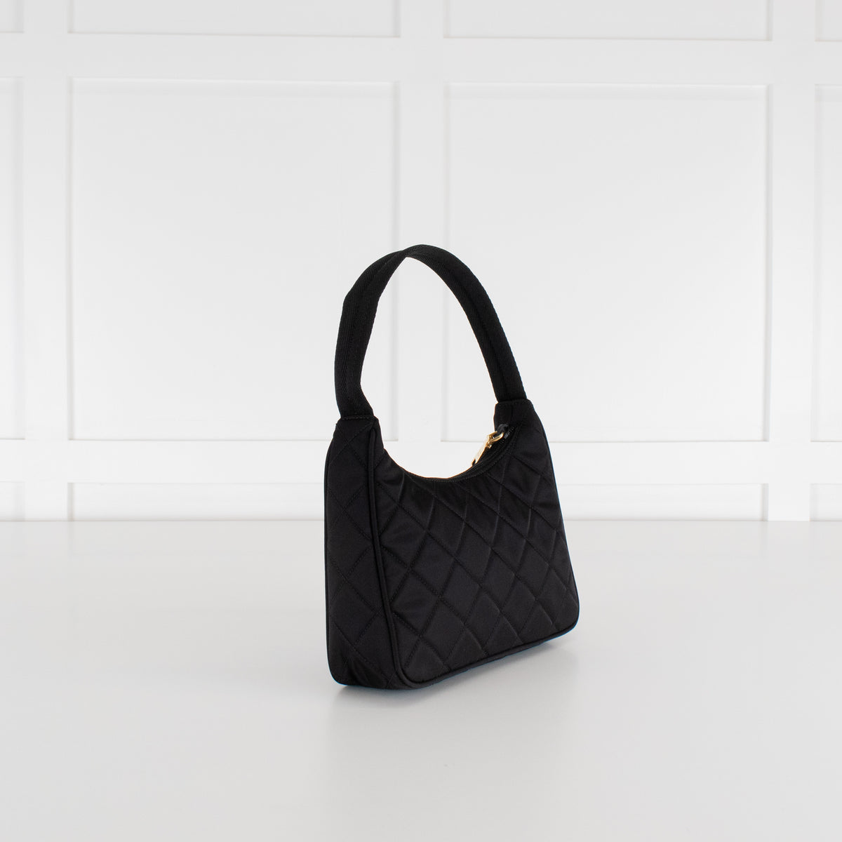 Prada Black Re-Edition 2000 Quilted Handbag