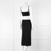 Melissa Odabash Black Cutaway Midi Dress