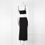 Melissa Odabash Black Cutaway Midi Dress