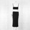 Melissa Odabash Black Cutaway Midi Dress