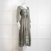 Odd Molly Green Paisley Print V Neck Maxi Dress