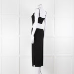 Melissa Odabash Black Cutaway Midi Dress