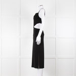 Melissa Odabash Black Cutaway Midi Dress