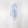 Bondi Born Sky Blue Linen Mini Dress