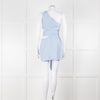 Bondi Born Sky Blue Linen Mini Dress