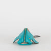 Gucci Beige Blue Leather Trim GG Zoo Whale Coin Purse