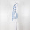 Bondi Born Sky Blue Linen Mini Dress