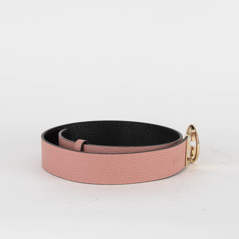 Gucci Pink Logo Belt