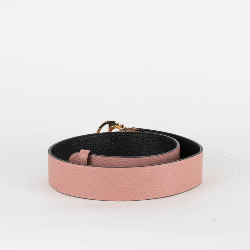 Gucci Pink Logo Belt
