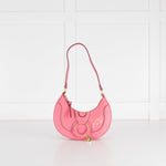 See By Chloe Pushy Pink Hana Half Moon Bag