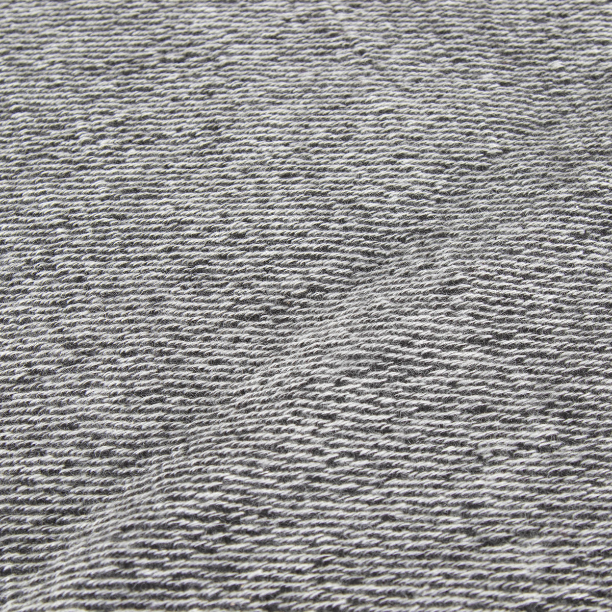 Denis Colomb Black and White Woven Scarf with Raw Hem