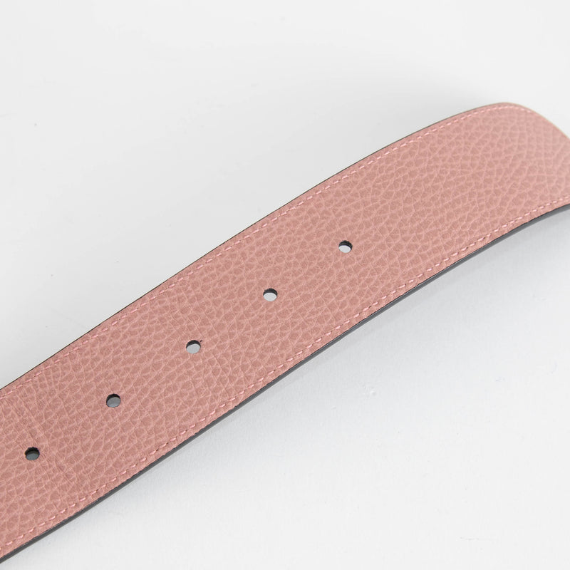 Gucci Pink Logo Belt