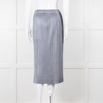 Pleats Please Grey Micro Pleat Skirt