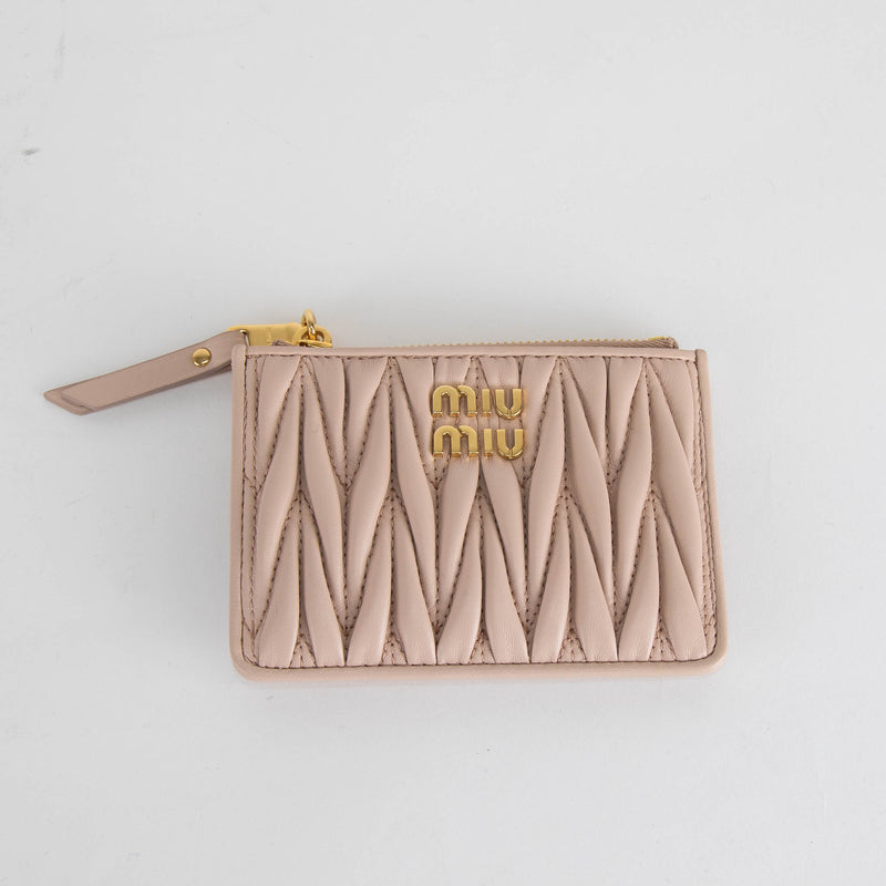 Miu Miu Pale Pink Credit Card Holder