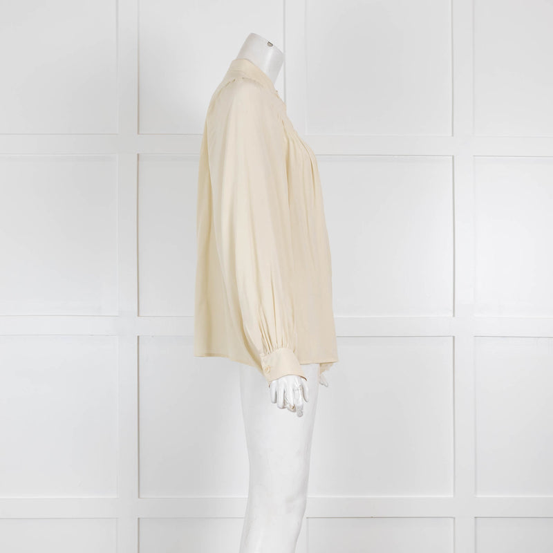 Vanessa Bruno Cream Silk Blouse