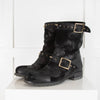 Jimmy Choo Black Dash Suede Studded Biker Boots