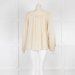 Vanessa Bruno Cream Silk Blouse