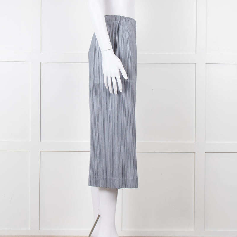 Pleats Please Grey Micro Pleat Skirt