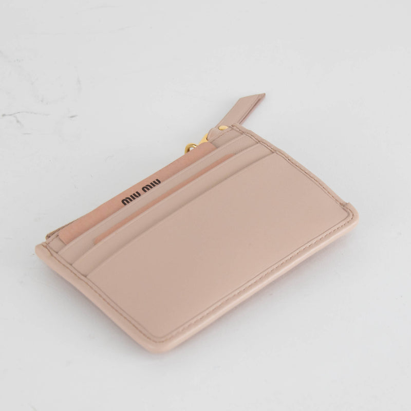 Miu Miu Pale Pink Credit Card Holder