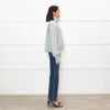 Paige Pale Blue Wool Blend Rollneck