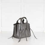 Chloe Elephant Grey Small Whipstitch Tote Bag