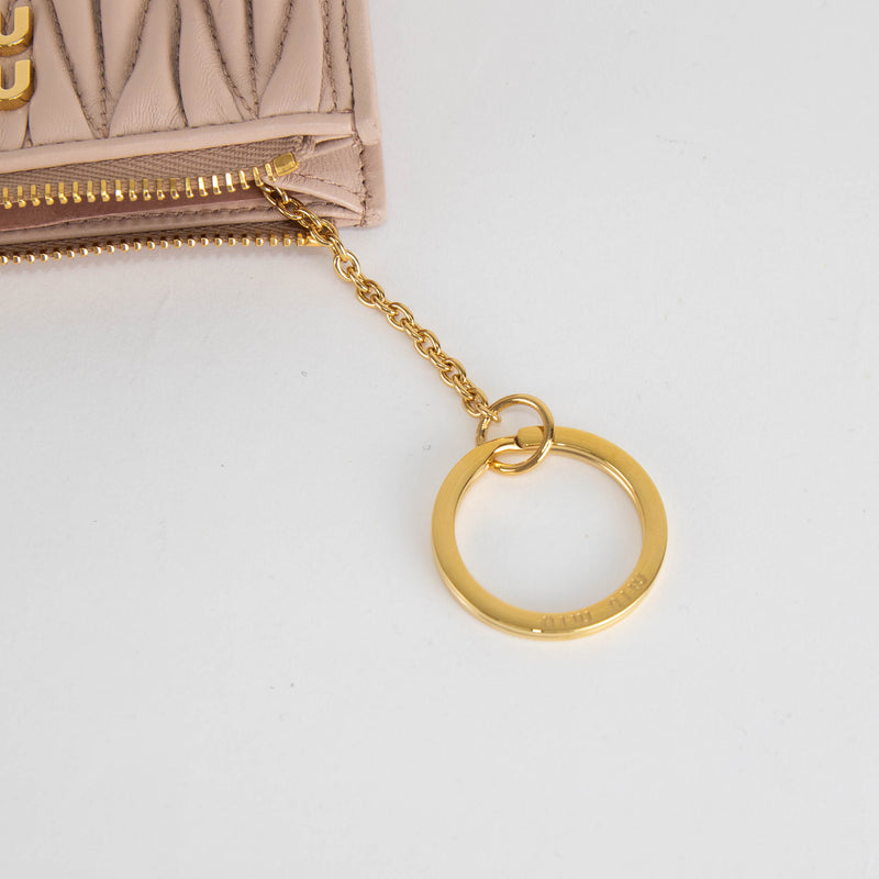 Miu Miu Pale Pink Credit Card Holder