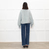 Paige Pale Blue Wool Blend Rollneck
