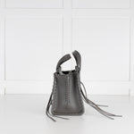 Chloe Elephant Grey Small Whipstitch Tote Bag