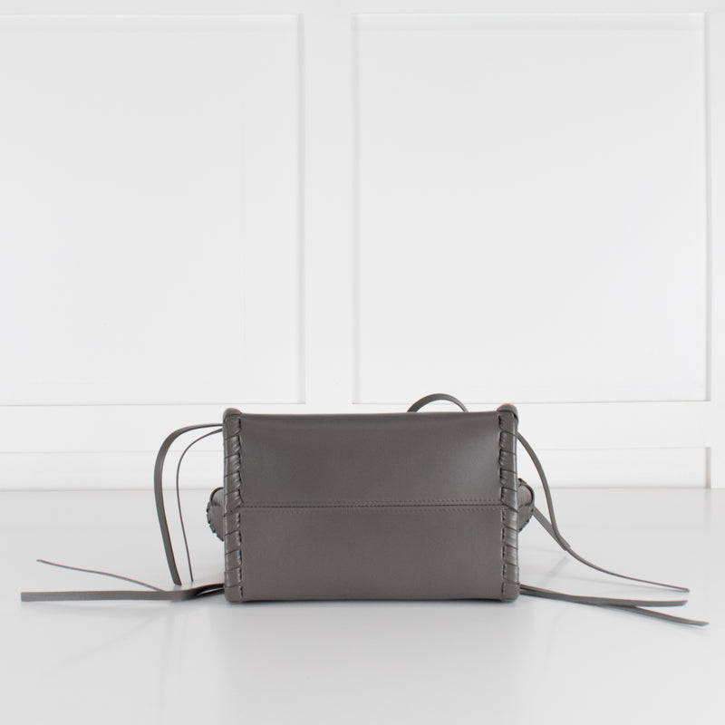 Chloe Elephant Grey Small Whipstitch Tote Bag