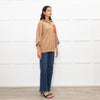 Roksanda Tan knit Orange Pocket Oversized Knit Top