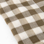 Weekend Max Mara Khaki Check Linen Scarf